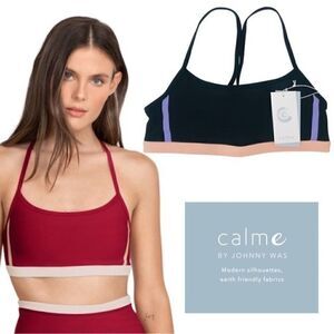 New! Johnny Was Calme Endurance Cross Back Sports Bra II